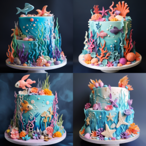 under the sea theme cake inspirations. 