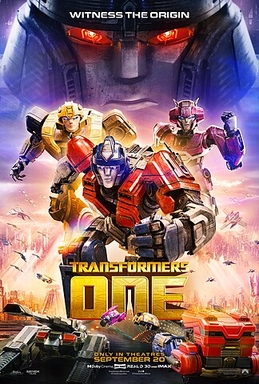 Transformers One 2024 movie poster. 