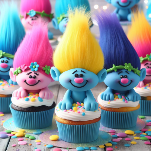 trolls-themed-cupcakes-for-a-kids-birthday-party